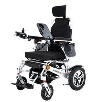 Cadeira de Rodas Motorizada Elétrica Dobrável, Leve, Joystick Inteligente e Bateria de Longa Duração