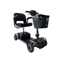 Cadeira de Rodas Motorizada Scooter Dobrável até 136 kg Compacta Desmontável e Prática