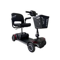 Cadeira de Rodas Motorizada Scooter Elétrica Dobrável até 136 kg Compacta Desmontável e Confortável