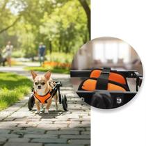 Cadeira De Rodas Para Cachorros Pernas Traseiras Ajustável