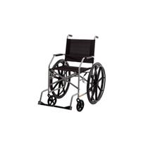 Cadeira de rodas pneu maciço cinza jeri 1009 - carone