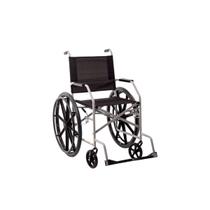 Cadeira de rodas pneu maciço cinza jeri 1009 - carone