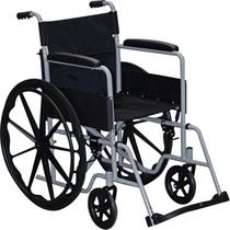 Cadeira De Rodas Pro8000 46cm Em Aco Ate 110kg Procirurgica Cinza