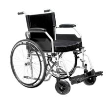 Cadeira De Rodas Pro9000 Em Aço Assento 40cm - Procirurgica Cinza