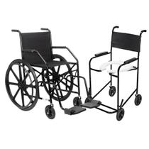 Cadeira de Rodas Prolife Mais Cadeira de Banho Kit Mobilidade Completa