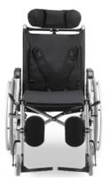 Cadeira de Rodas Reclinável Dobrável em Alumínio modelo D700 - Dellamed