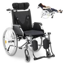 Cadeira De Rodas Reclinável Tetra D700 Dobrável Alumínio até 130kg Dellamed