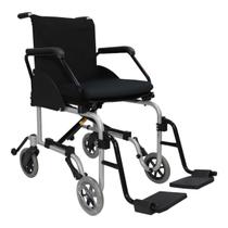 Cadeira de Rodas Taipu Compacta Jaguaribe com Anti-Tombo e Protetor de Roupas