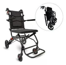 Cadeira De Rodas Transporte Transferência Compacta Dobrável - DELLAMED