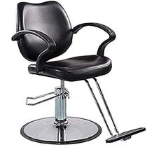 Cadeira de salão K-Concept KC-ASC01 preta com capacidade de 400 libras Cadeira de salão K-Concept KC-ASC01 preta com capacidade de 400 libras