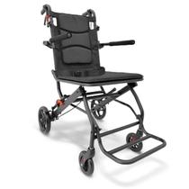 Cadeira de Transporte D90 até 100kg Dobrável Leve e Compacta Dellamed