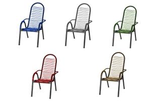 Cadeira De Varanda Cadeira De Área Cadeira De Fio Colorido - TITO