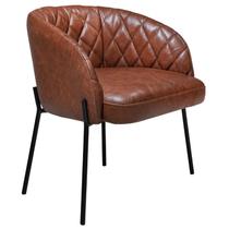 Cadeira Decorativa Barcelona Via Encanto Marrom Cadeira Decorativa Barcelona Via Encanto Marrom