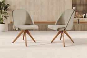 Cadeira Decorativa e Giratória Lua