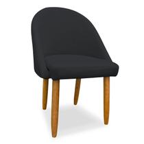 Cadeira Decorativa Estofada Para Sala Recepção Cozinha Lua Star Veludo Cinza Escuro Do Lar Móveis e Decoração Cadeira Decorativa Estofada Para Sala Recepção Cozinha Lua Star Veludo Cinza Escuro Do Lar Móveis e Decoração