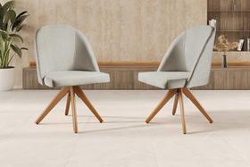 Cadeira Decorativa Giratória Lua