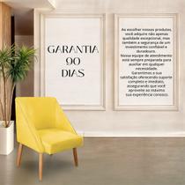 Cadeira Decorativa Liz Suede Amarelo para Sala salão recepção . Cadeira Decorativa Liz Suede Amarelo para Sala salão recepção .