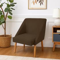 Cadeira Decorativa Liz Suede para Quarto Sala salão recepção .