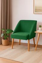 Cadeira Decorativa Liz Suede Verde para Sala salão recepção . Cadeira Decorativa Liz Suede Verde para Sala salão recepção .