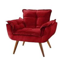 Cadeira Decorativa Opala Vermelho