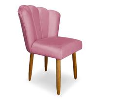 Cadeira Decorativa Poltrona Flor Sala Estar Salao de Beleza Recepção Escritorio e Penteadeira