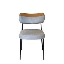 Cadeira Decorativa Sala De Jantar Lívia C01 Linho Cinza material sintético Caramelo - Combo Stock Cadeira Decorativa Sala De Jantar Lívia C01 Linho Cinza material sintético Caramelo - Combo Stock