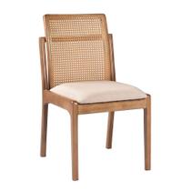 Cadeira Decorativa Sala de Jantar Luxo Livia Facto Fendi - Mozzelar