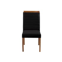 Cadeira Decorativa Sala de Jantar Luxo Sueli Facto Preto - Mozzelar