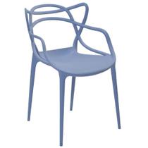Cadeira Decorativa Sala e Cozinha Feliti (PP) Azul Caribe G56 - Gran Belo