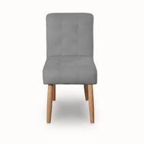 Cadeira Decorativa Sala Jantar Luna Suede Cinza Claro para Quarto Sala salão recepção . Cadeira Decorativa Sala Jantar Luna Suede Cinza Claro para Quarto Sala salão recepção .