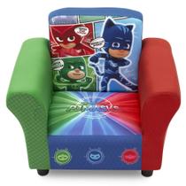Cadeira Delta Children PJ Masks estofada para crianças 57x44x41 cm Cadeira Delta Children PJ Masks estofada para crianças 57x44x41 cm