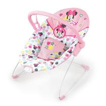 Cadeira descanso bebê vibratória minnie bright starts até 9kg menina disney