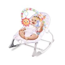 Cadeira Descanso Bebê Vibratória Musical Baby Style Cinza - 4079681158528 Cadeira Descanso Bebê Vibratória Musical Baby Style Cinza - 4079681158528