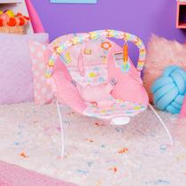 Cadeira descanso bebê vibratória unicórnio bright starts até 9kg menina Cadeira descanso bebê vibratória unicórnio bright starts até 9kg menina