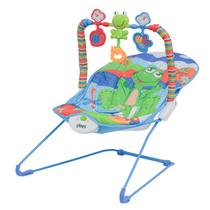 Cadeira Descanso e Balanço Infantil Azul C/ Música Vibração Brinquedos Interativos ZippyToys Cadeira Descanso e Balanço Infantil Azul C/ Música Vibração Brinquedos Interativos ZippyToys