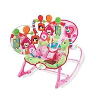 Cadeira Descanso para Bebê Balanço Vibratória 18Kg Star Baby Rosa