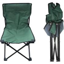Cadeira Desmontável Para Pesca Pescador Acampar Metal Poliester Sacola Outdoor
