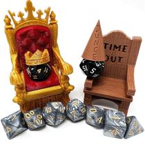 Cadeira Dice Jail Cage Time Out Dunce Hat Crit Crown Throne