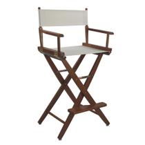 Cadeira Director Casual Home Extra-Wide 76 cm de altura de assento Cadeira Director Casual Home Extra-Wide 76 cm de altura de assento