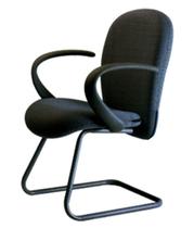 Cadeira Diretor com Braços e Base Fixa Linha Lombar Preto - Design Office Móveis