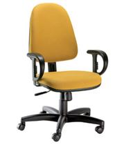Cadeira Diretor com Braços Linha Confort Plus Amarelo