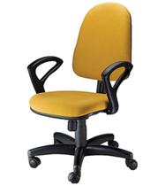 Cadeira Diretor com Braços Linha Confort Plus Amarelo - Design Office