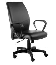 Cadeira Diretor com Braços Preto - Design Office Móveis