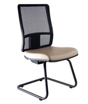 Cadeira Diretor com encosto Tela Mesh Linha Web Design Bege - Design Office Móveis