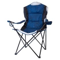 Cadeira Diretor Dobrável com Porta Copos e Estrutura Reforçada - Camping Praia Pesca Lazer