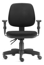 Cadeira Diretor Frisokar Job Giratória com Braços Reguláveis e Mecanismo Back System