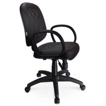 Cadeira Diretor Giratória Martiflex Tescaro TES1132PT95PTCOPT Revestimento Sintético Preto