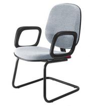 Cadeira Diretor Interlocutor para Escritório Linha Uno Cinza