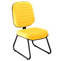 Cadeira Diretor para Escritório Gomada Linha Blenda Amarelo