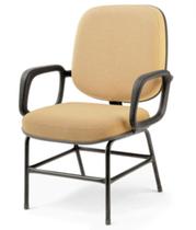 Cadeira Diretor suporta até 150 kg Linha Plus Size Amarelo - Design Office Móveis